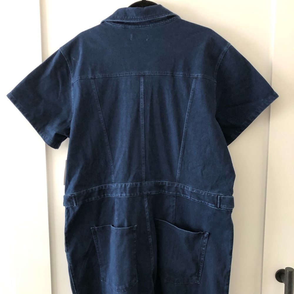 Good American Blue Denim Jumpsuit 6 3X 22/24 - Picture 11 of 14